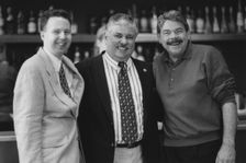 Harry Allen, Dan Barrett, Eddie Erickson, Edinburgh, 2002. Creator: Brian Foskett