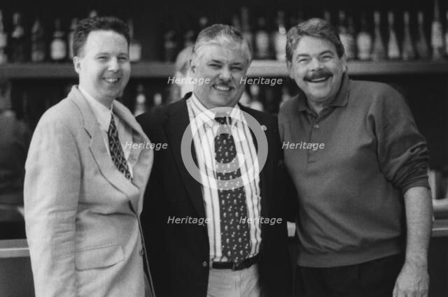 Harry Allen, Dan Barrett, Eddie Erickson, Edinburgh, 2002. Creator: Brian Foskett.