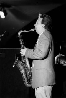Harry Allen, JATP session, North Sea Jazz Festival, The Hague, Netherlands, 2002. Creator: Brian Foskett