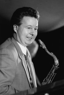 Harry Allen, JATP session, North Sea Jazz Festival, The Hague, Netherlands, 2002. Creator: Brian Foskett