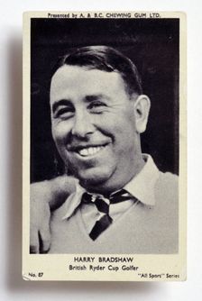 Harry Bradshaw, British Ryder Cup golfer, c1950s. Creator: Unknown