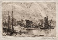 Harry Kelly's, Putney. Creator: Francis Seymour Haden (British, 1818-1910)