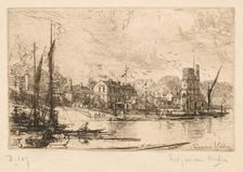 Harry Kelly's, Putney, 1865-1866. Creator: Francis Seymour Haden (British, 1818-1910)