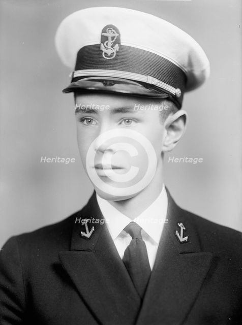 Harry H.G. Barton, Midshipman - Portrait, 1933. Creator: Harris & Ewing.