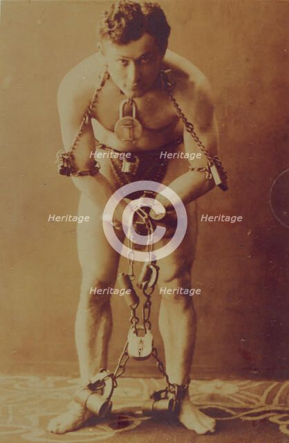 Harry Houdini, 1903. Creator: Blöte, Jan Frederik (1865-1956).