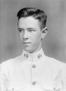 Harry H.G. Barton, Midshipman - Portrait, 1933. Creator: Harris & Ewing