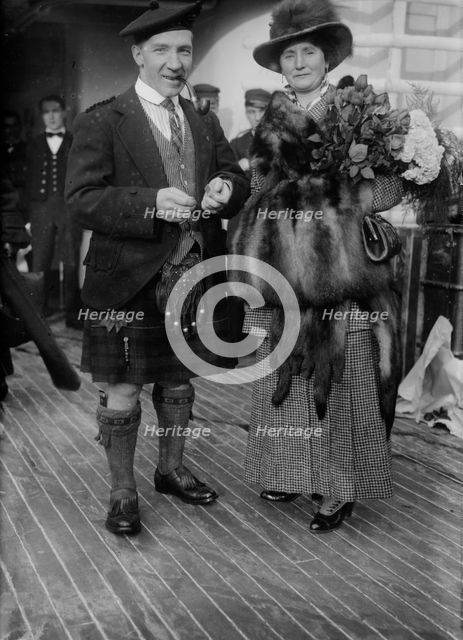 Harry Lauder & wife, between c1910 and c1915. Creator: Bain News Service.