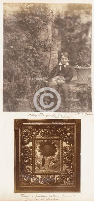 Harry Strangways, present Lord Ilchester; From a Picture Taken from a Church at Kertch, 1853-1856. Creator: Jane Martha St. John.