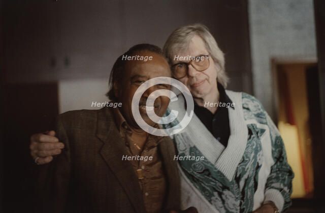 Harry "Sweets" Edison and Bob Brookmeyer, Jazz Inn Party, Nordwijk, Netherlands, 1989. Creator: Brian Foskett.
