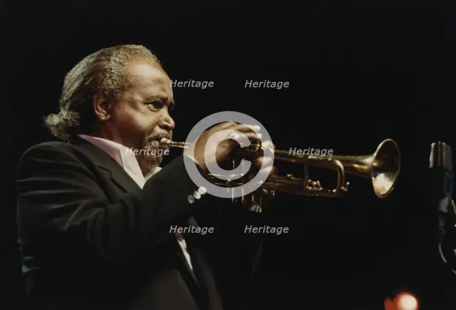 Harry Sweets Edison, Benny Carter's Swing America, North Sea Jazz Festival, Netherlands 1991. Creator: Brian Foskett.