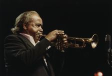 Harry Sweets Edison, Benny Carter's Swing America, North Sea Jazz Festival, Netherlands 1991. Creator: Brian Foskett