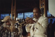 Harry "Sweets" Edison, Harlem Stampede, Edinburgh Jazz Festival, 1986. Creator: Brian Foskett