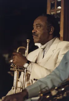 Harry "Sweets" Edison, Harlem Stampede, Edinburgh Jazz Festival, 1986. Creator: Brian Foskett