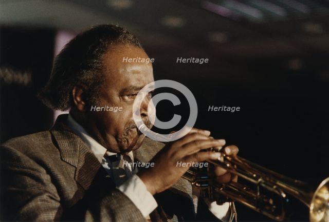 Harry "Sweets" Edison, Jazz Inn Party, Nordwijk, Netherlands, 1989. Creator: Brian Foskett.