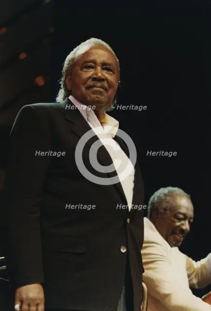 Harry Sweets Edison, Milt Hinton, Benny Carter's Swing America, North Sea Jazz Festival, 1991. Creator: Brian Foskett.