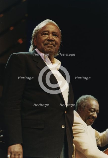 Harry Sweets Edison, Milt Hinton, Benny Carter's Swing America, North Sea Jazz Festival, 1991. Creator: Brian Foskett.