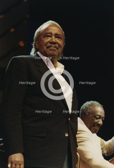 Harry Sweets Edison, Milt Hinton, Benny Carter's Swing America, North Sea Jazz Festival, 1991. Creator: Brian Foskett.