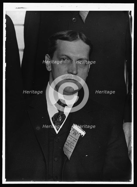 Harry Wheeler, between 1914 and 1917. Creator: Harris & Ewing.