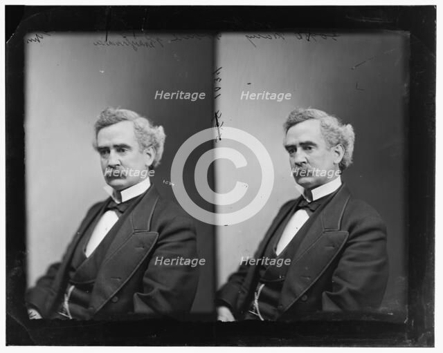 Harry White of Pennsylvania, 1865-1880. Creator: Unknown.