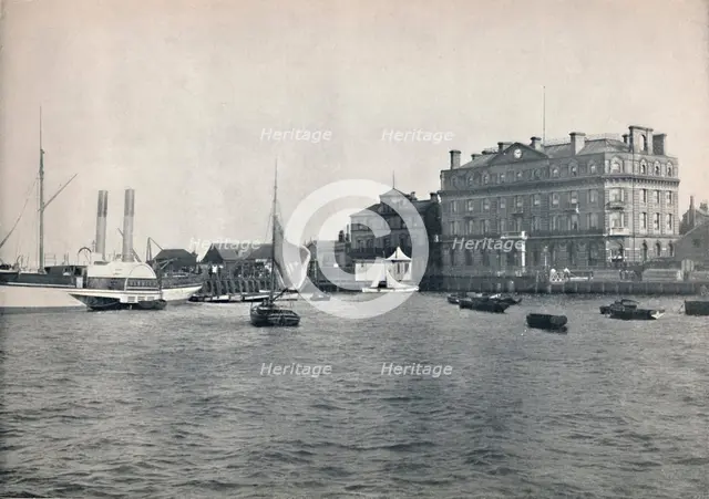'Harwich - The Quay and Great Eastern Hotel', 1895. Artist: Unknown.