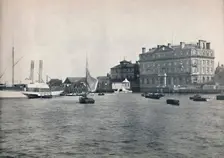 Harwich - The Quay and Great Eastern Hotel 1895
