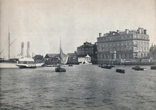 Harwich - The Quay and Great Eastern Hotel 1895