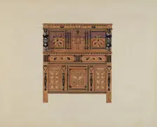 Hartford Cupboard, c. 1936. Creator: Martin Partyka