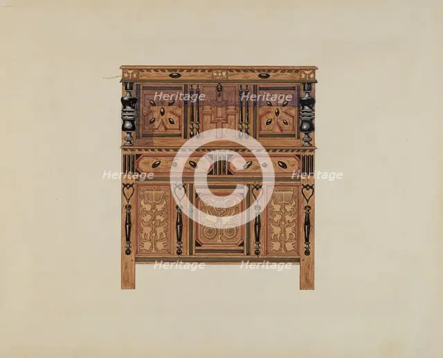 Hartford Cupboard, c. 1936. Creator: Martin Partyka.