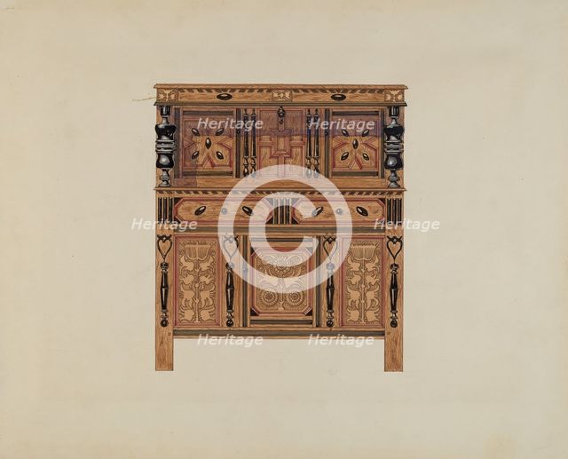 Hartford Cupboard, c. 1936. Creator: Martin Partyka.