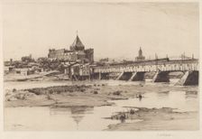 Hartford Bridge, 1885. Creator: Charles A Platt