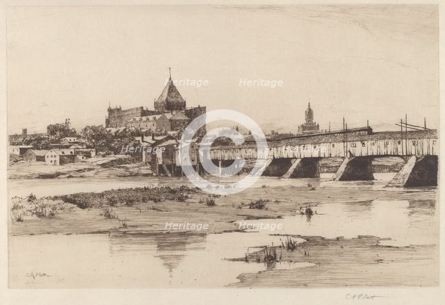 Hartford Bridge, 1885. Creator: Charles A Platt.