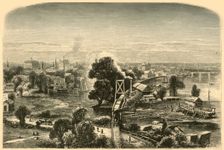 Hartford, from Colt's Factory 1874. Creator: James H. Richardson