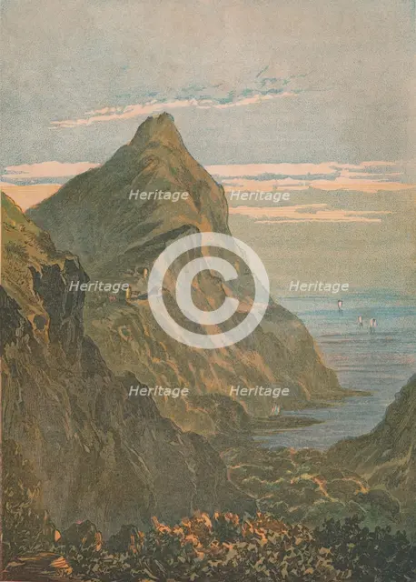'Hartland Point. Near Clovelly, North Devon', 1864.  Creator: Unknown.