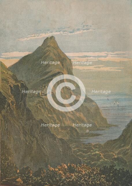 'Hartland Point. Near Clovelly, North Devon', 1864.  Creator: Unknown.