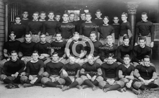 Harvard varsity football team, 1912, 1912. Creator: Bain News Service.