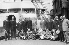Harvard - Yale Athletes, between c1910 and c1915. Creator: Bain News Service