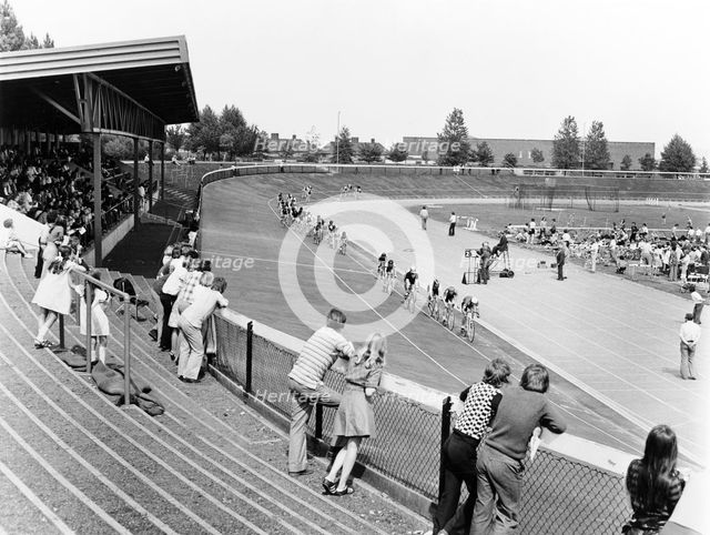 Harvey Hadden Stadium, Bilborough, Nottingham, September 1975. Creator: Edgar Lloyd.