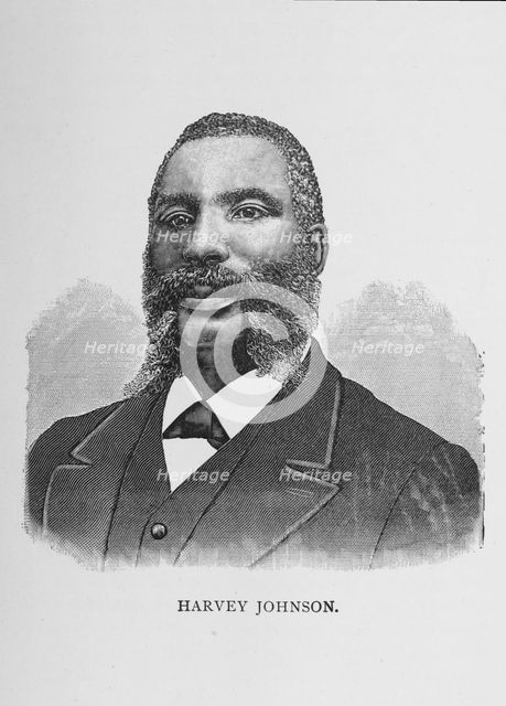 Harvey Johnson, 1887. Creator: Unknown.