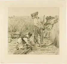 Harvest, 1872. Creator: Leon-Augustin Lhermitte