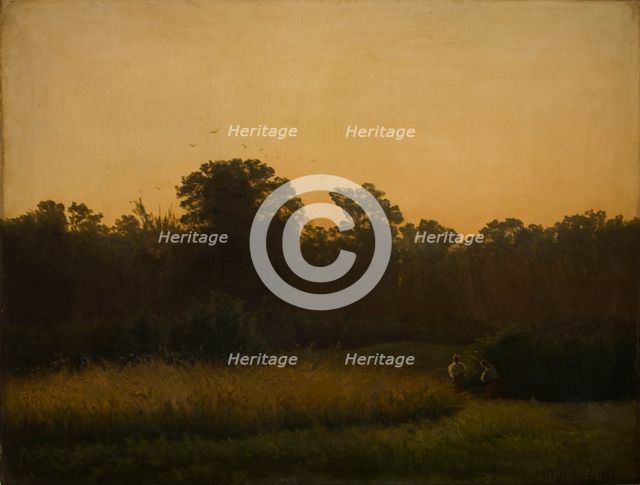 Harvest, 1873. Creator: Nicholas Chevalier.