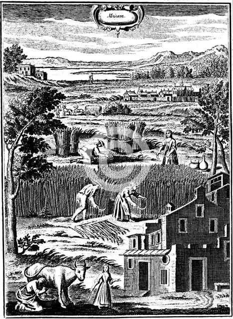 Harvest time, 1762. Artist: Unknown