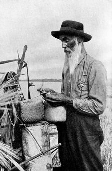 Harvest time in the Red River district, Alberta, Canada, 1922