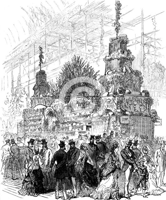 Harvest Trophy at the Crystal Palace, 1871. Creator: Unknown.