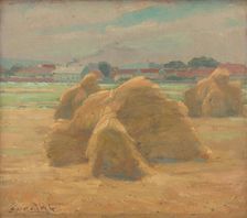 Harvest, around 1910. Creator: Ludovit Cordak