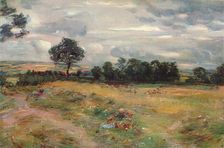 Harvest at Broomieknowe 1896. Artist: William McTaggart