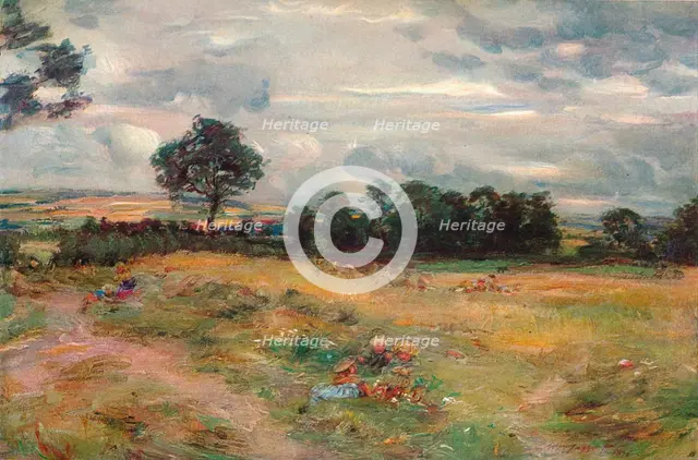 'Harvest at Broomieknowe', 1896. Artist: William McTaggart.