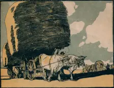 Harvest c1910. Artist: Otto Richard Bossert