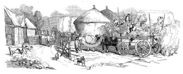 Harvest Operations - Stacking, 1858. Creator: Unknown.