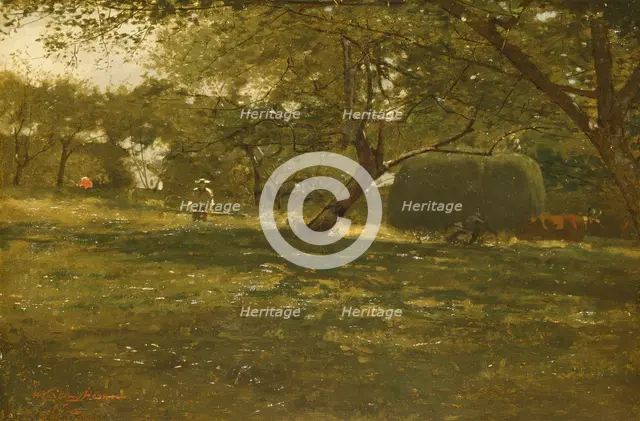 Harvest Scene, ca. 1873. Creator: Winslow Homer.