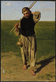 Harvester, 1881. Creator: Nikolai Dmitriyevich Kuznetsov